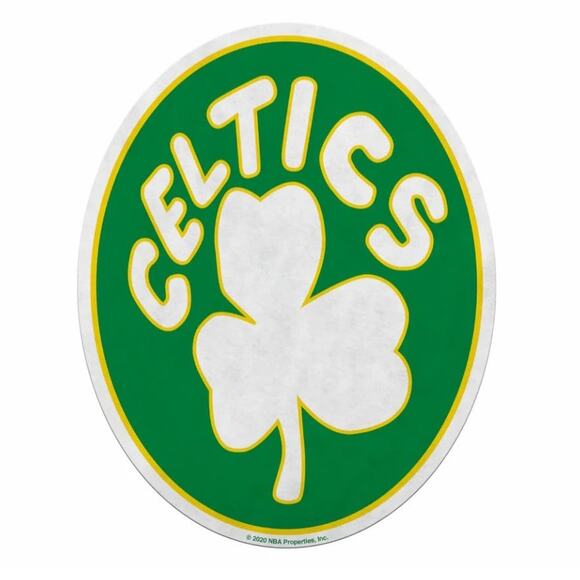 Boston Celtics NBA 18" Retro Shape Cut Pennant Rico Industries Mancave New - Picture 1 of 1